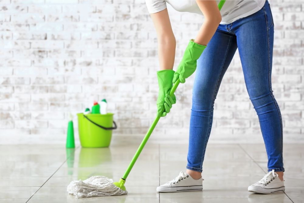 Tile floor cleaning | Custom Floors and Custom Stone