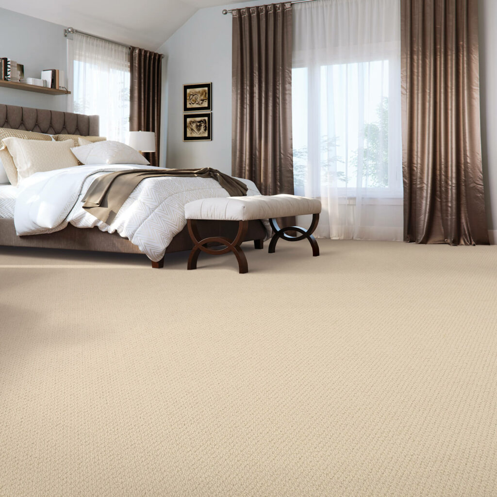 Bedroom carpet flooring | Custom Floors and Custom Stone