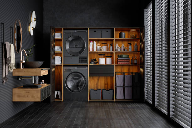 Laundry Room | Custom Floors and Custom Stone