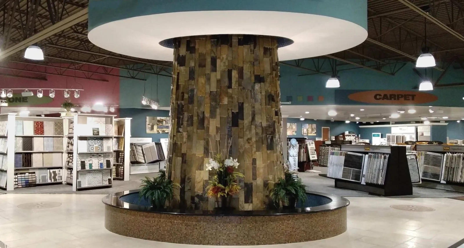 Fountain entrance | Custom Floors and Custom Stone