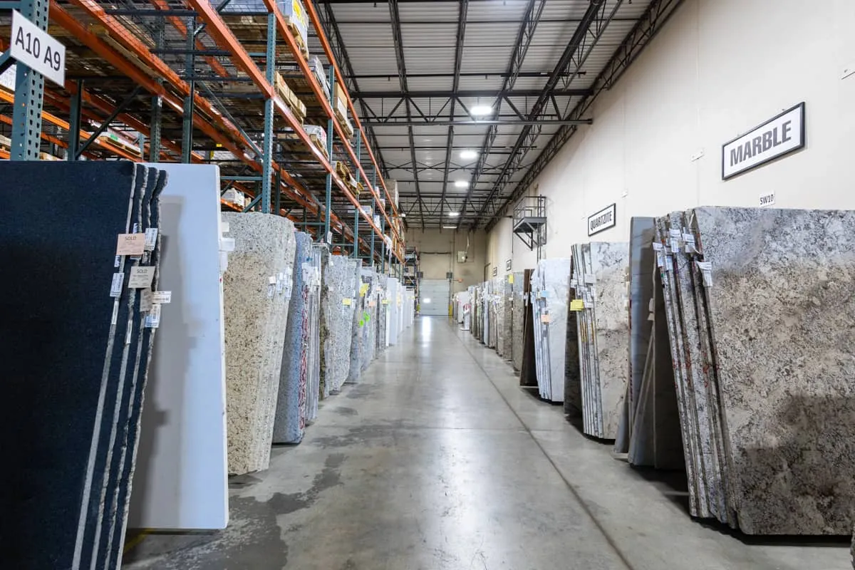 Product samples at showroom | Custom Floors and Custom Stone