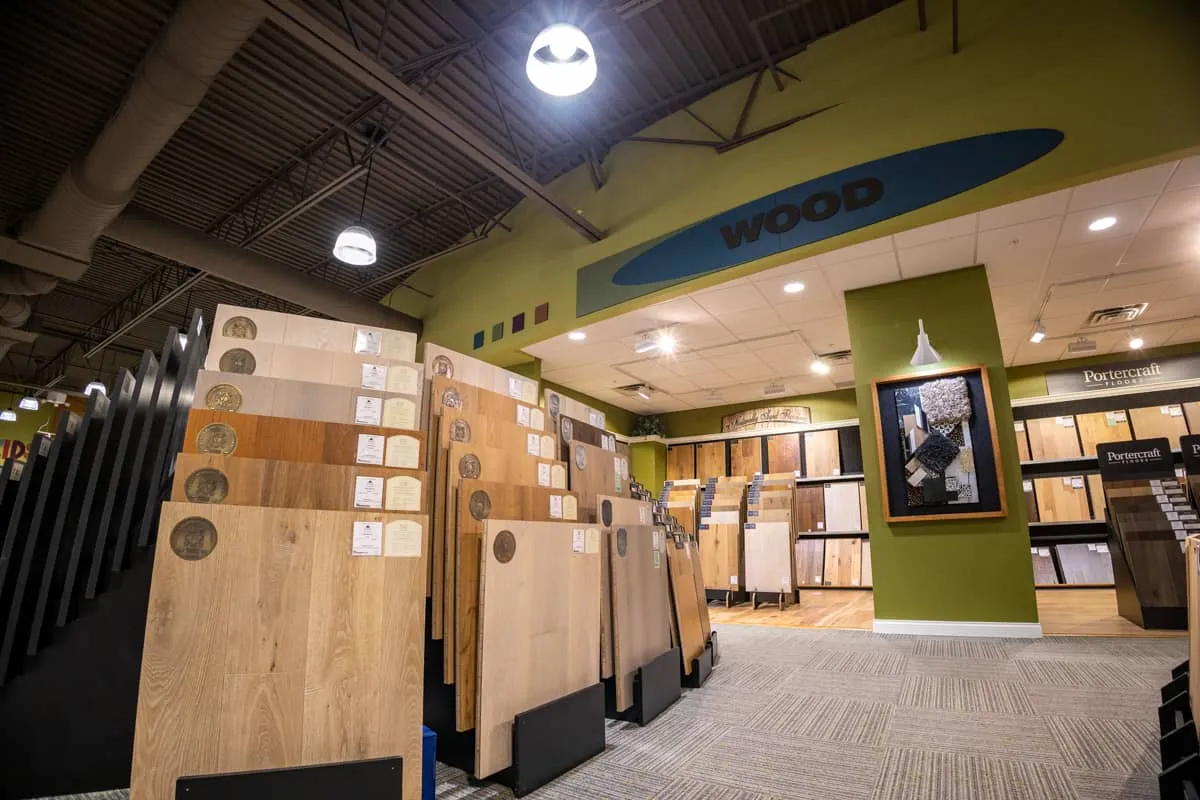 Product samples at showroom | Custom Floors and Custom Stone