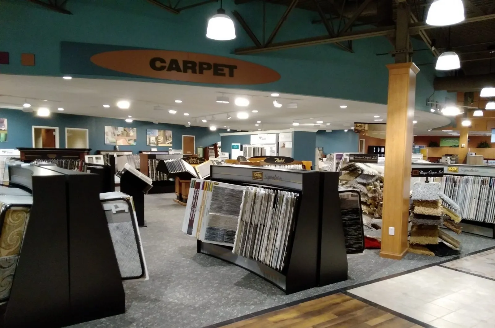 Product samples at showroom | Custom Floors and Custom Stone