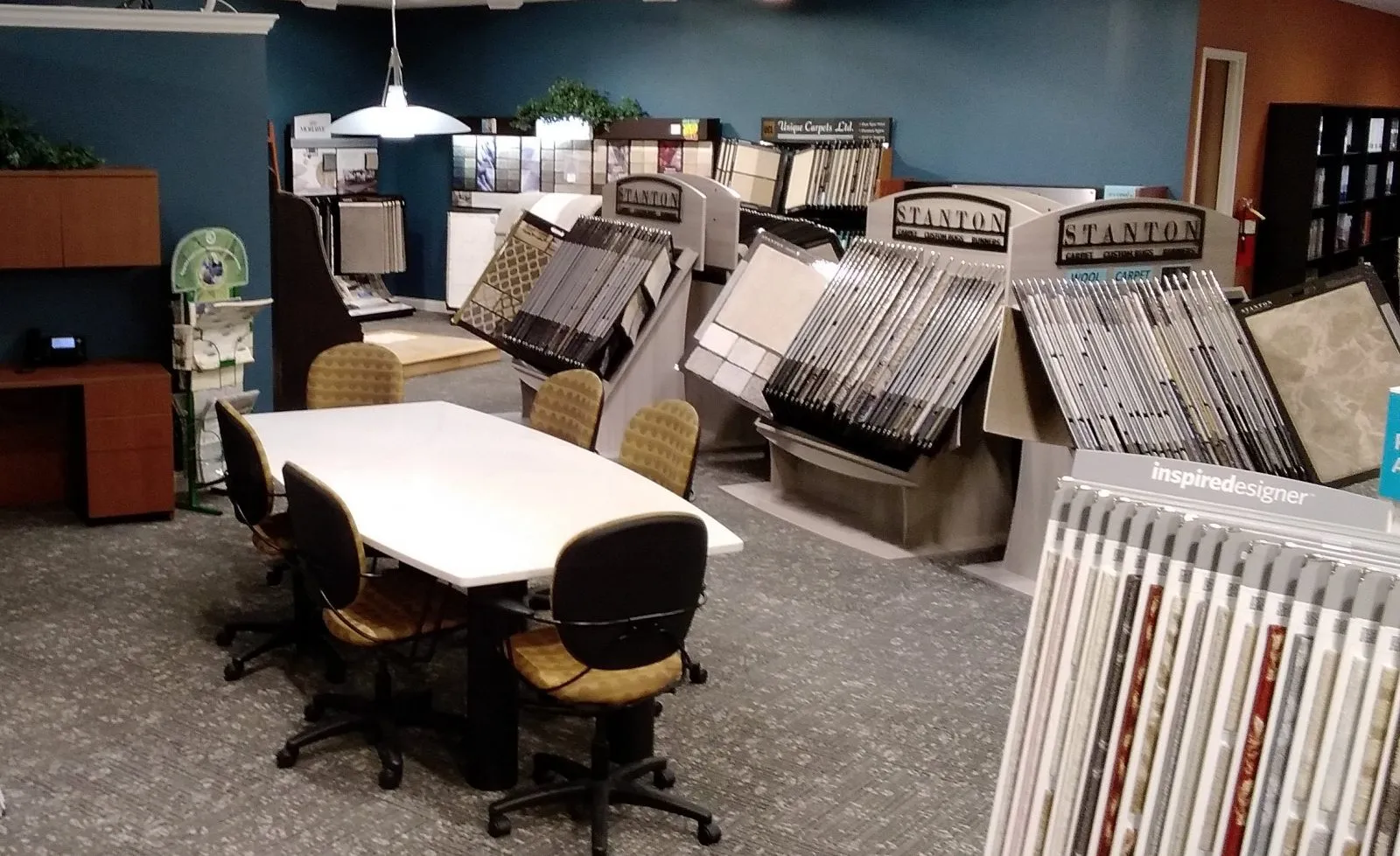 Product samples at showroom | Custom Floors and Custom Stone